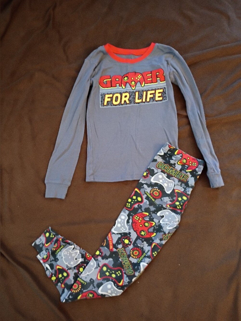 The Children's Place Gamer For Life Pajama Set Size 10